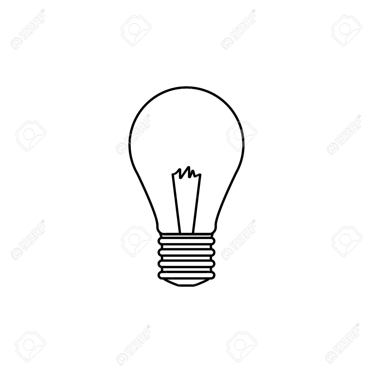 icon lighting white light bulb line icon lighting electric lamp isolated on white background idea sign line icon lamp on white icon lighting white light bulb line icon lighting electric lamp isolated on white background idea sign line icon lamp on white