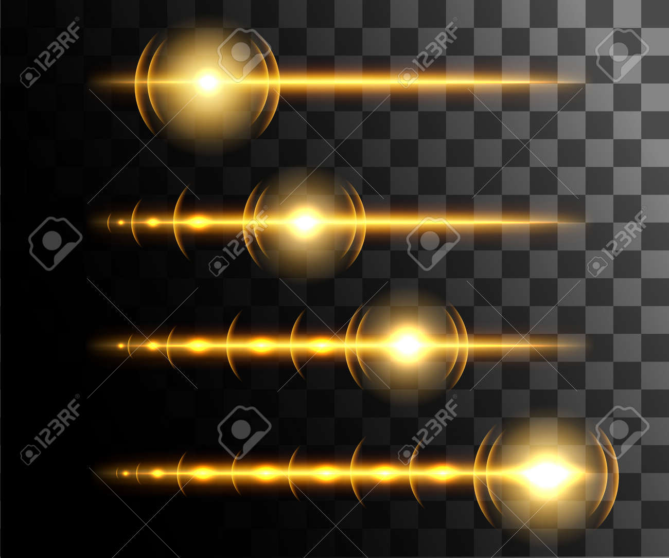 Effet Transparent Blanc Isole Glow Evasement De Lentille