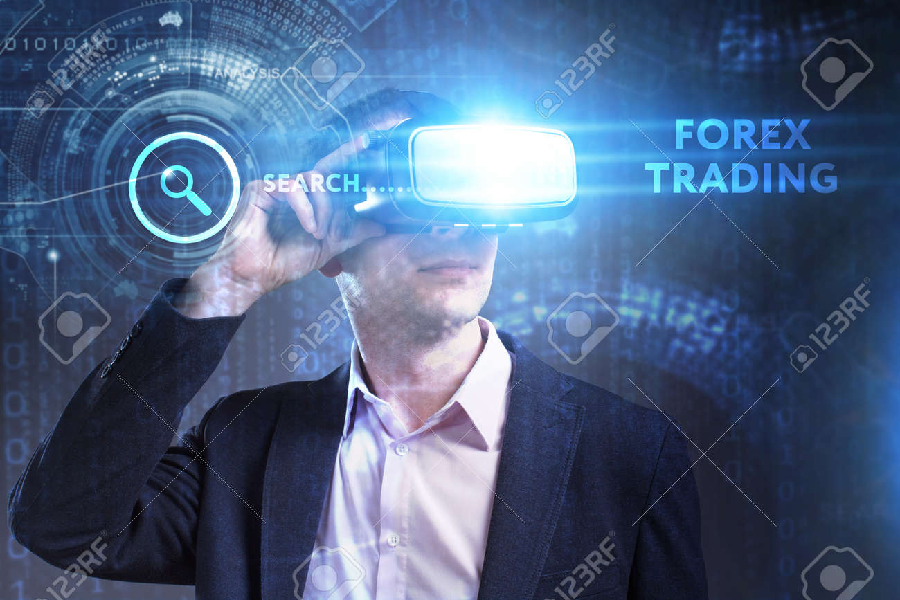 Business Technology Internet And Network Concept Young Businessman - 