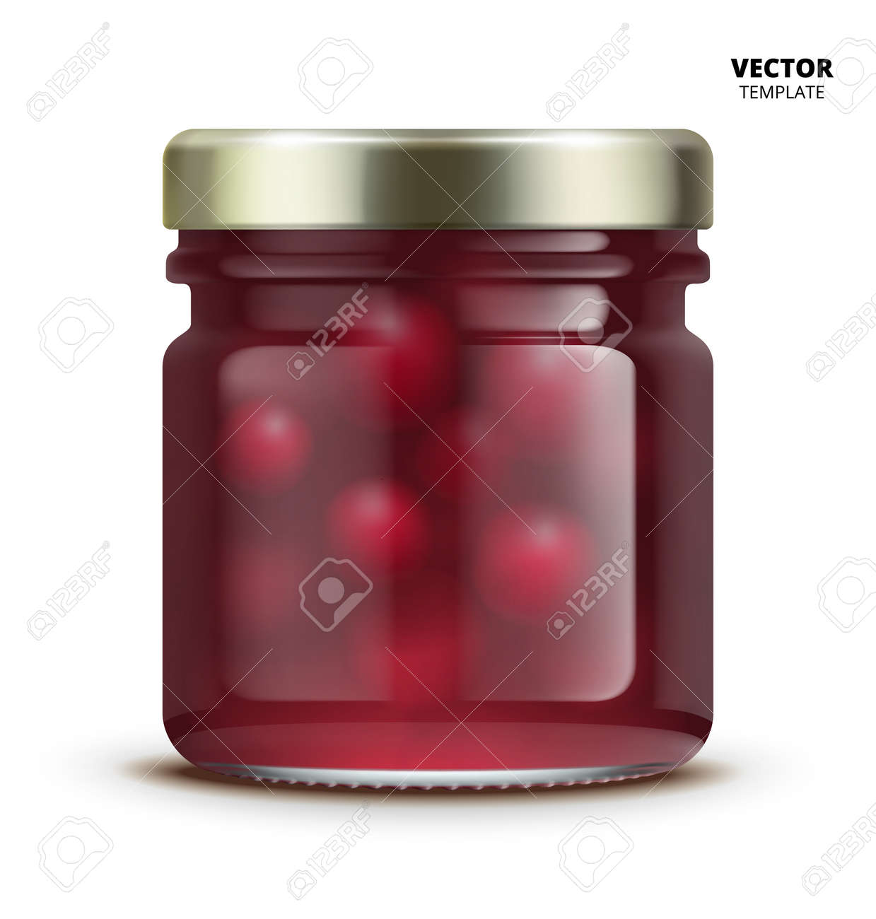 Download Cherry Jam Jar Glass Mockup Vector Isolated On White Background Royalty Free Cliparts Vectors And Stock Illustration Image 73235936 PSD Mockup Templates
