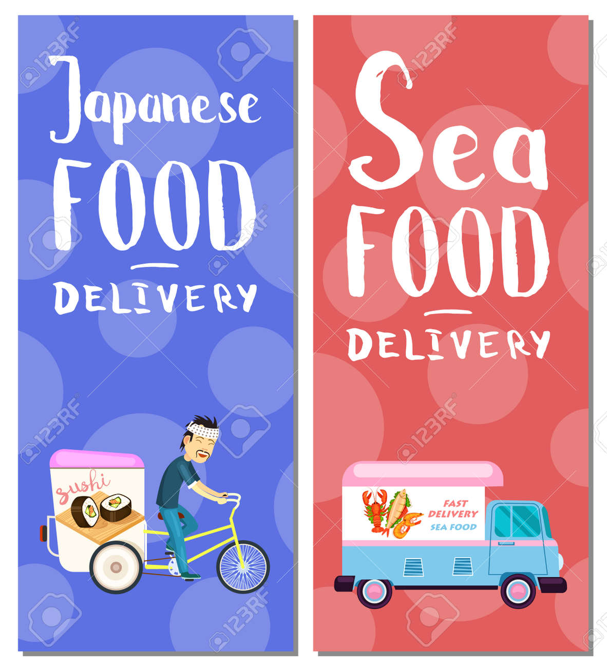 japanese and seafood delivery flyers restaurant express delivery express flyers