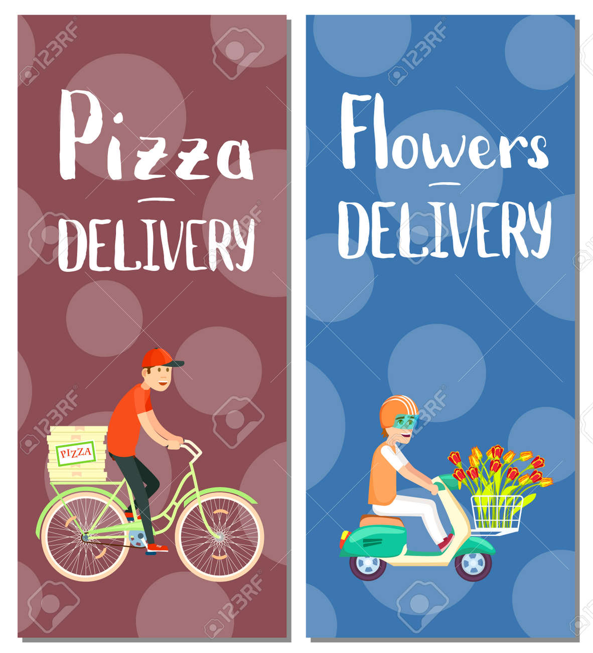 pizza and flowers delivery flyers restaurant express delivery delivery flyers