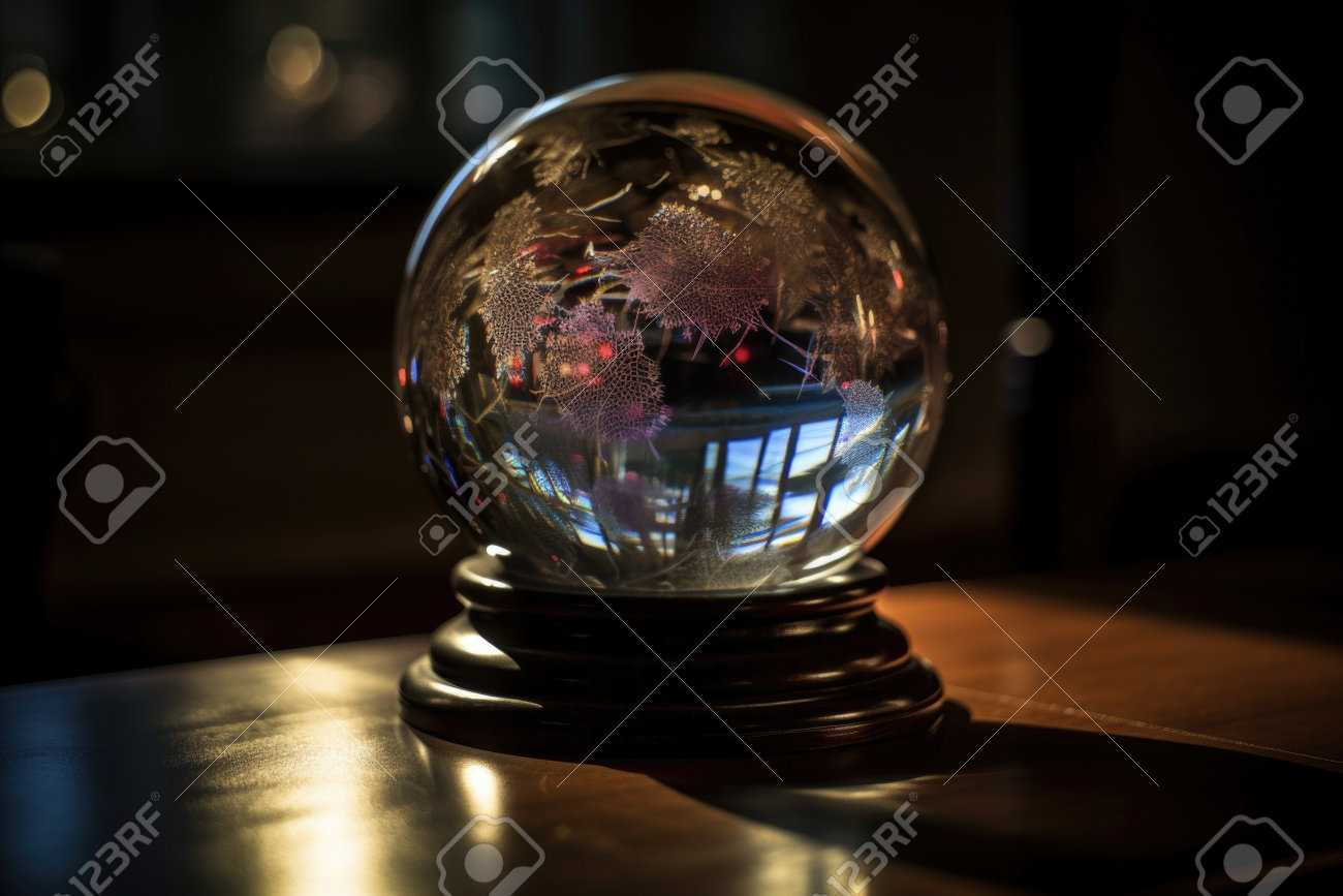 Bola Cristal com Luz