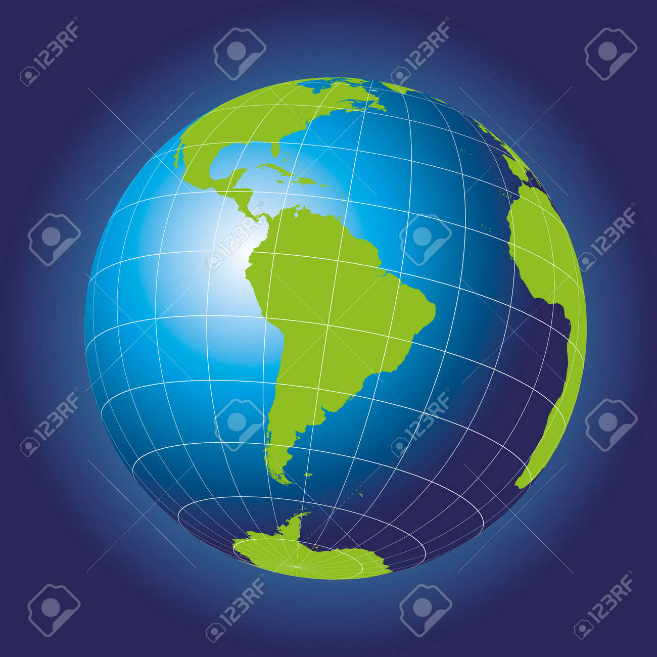 南アメリカ地図 南極大陸 北アメリカ アフリカ 地球地球 のイラスト素材 ベクタ Image