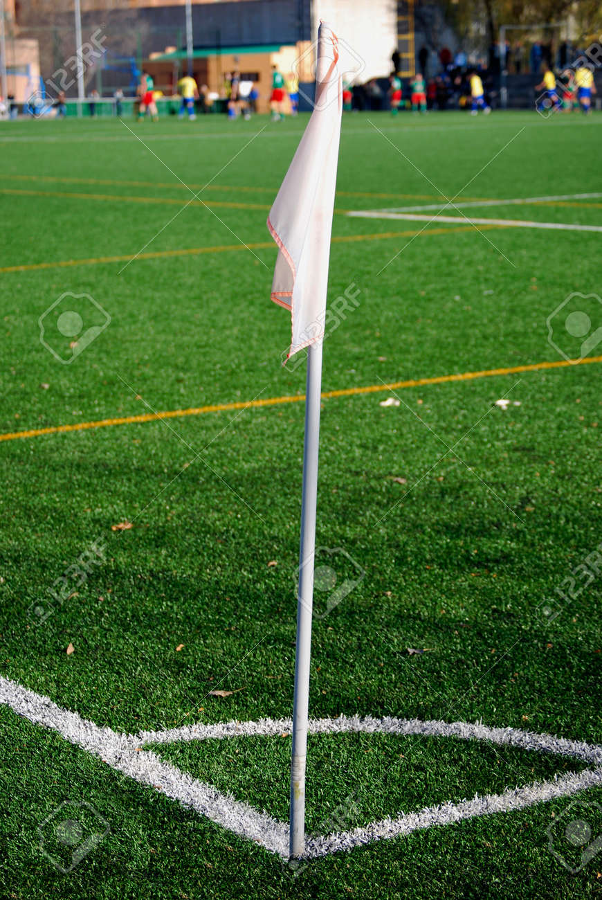 rules of soccer on White Flag In A Soccer Corner Footbal Rules Stock Photo Picture And Royalty Free Image Image 37829232