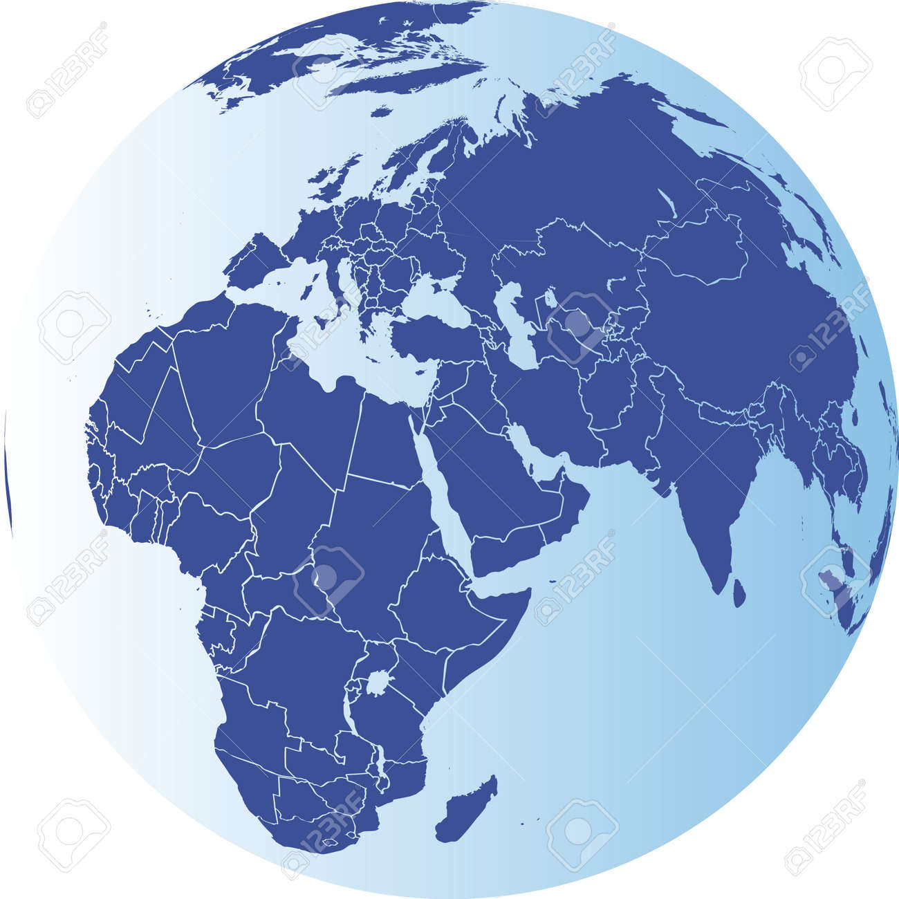 europe africa and asia globe vector file elements of this image furnished
