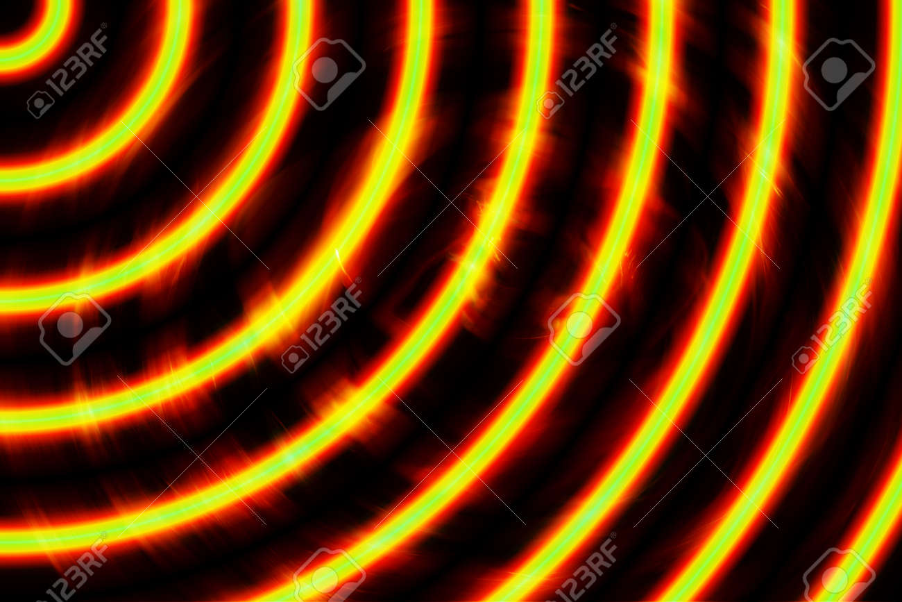 arte digital objetos tridimensionales abstractos con iluminación