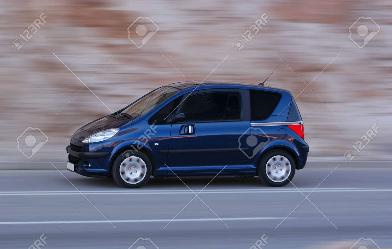 moving car stock photo