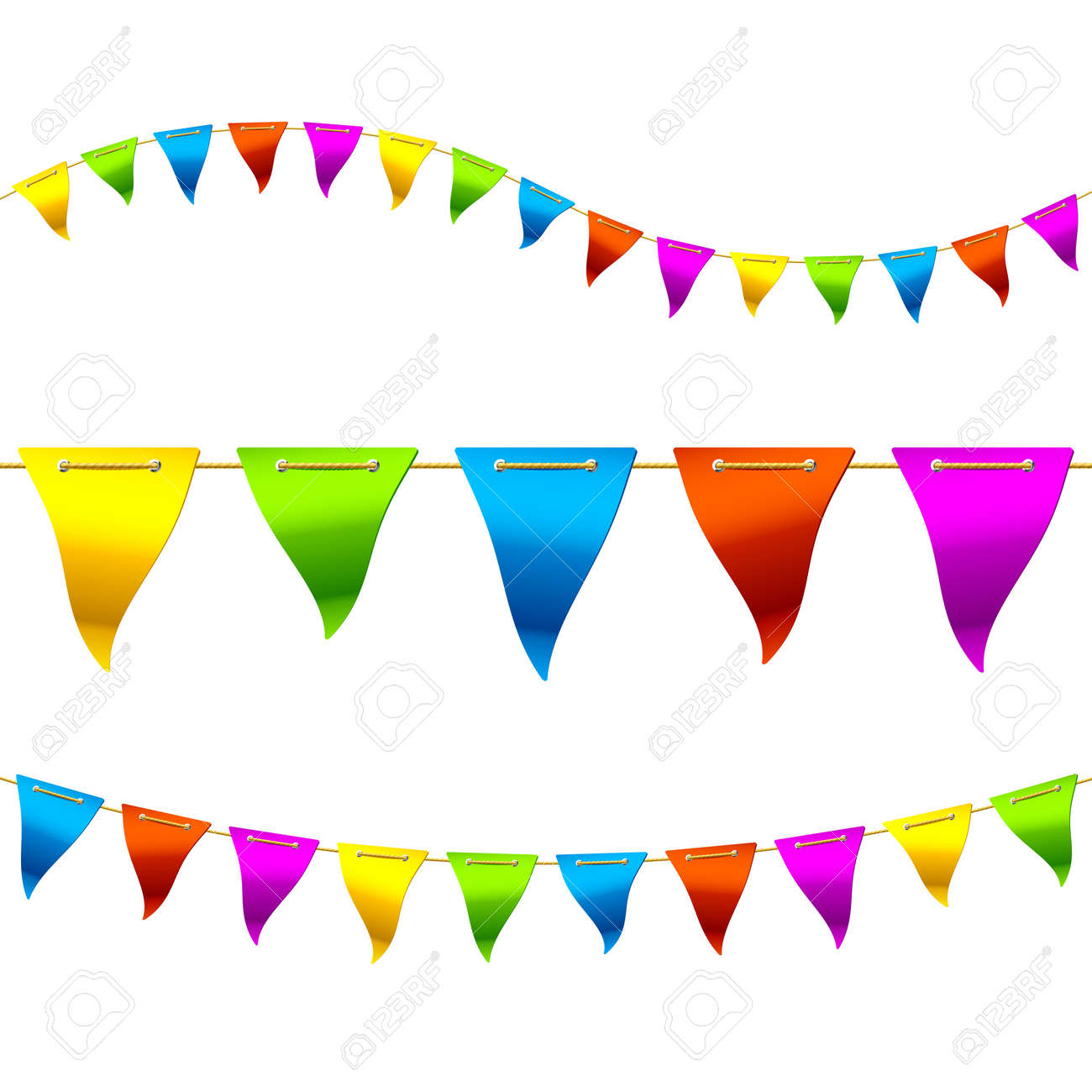 bunting flags royalty free cliparts vectors and stock illustration