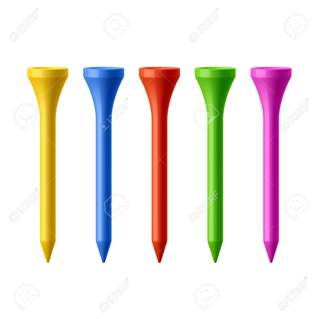 Golf Tees Royalty Free Cliparts Vectors And Stock Illustration intended for Golfing Tee