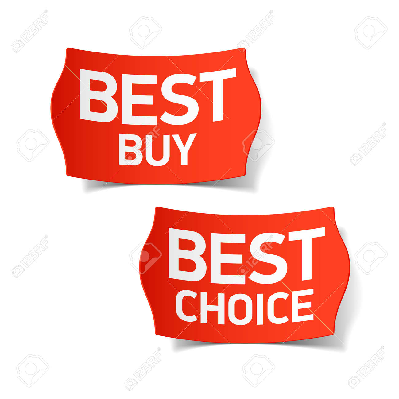 best buy and best choice labels royalty free cliparts vectors and buy lables
