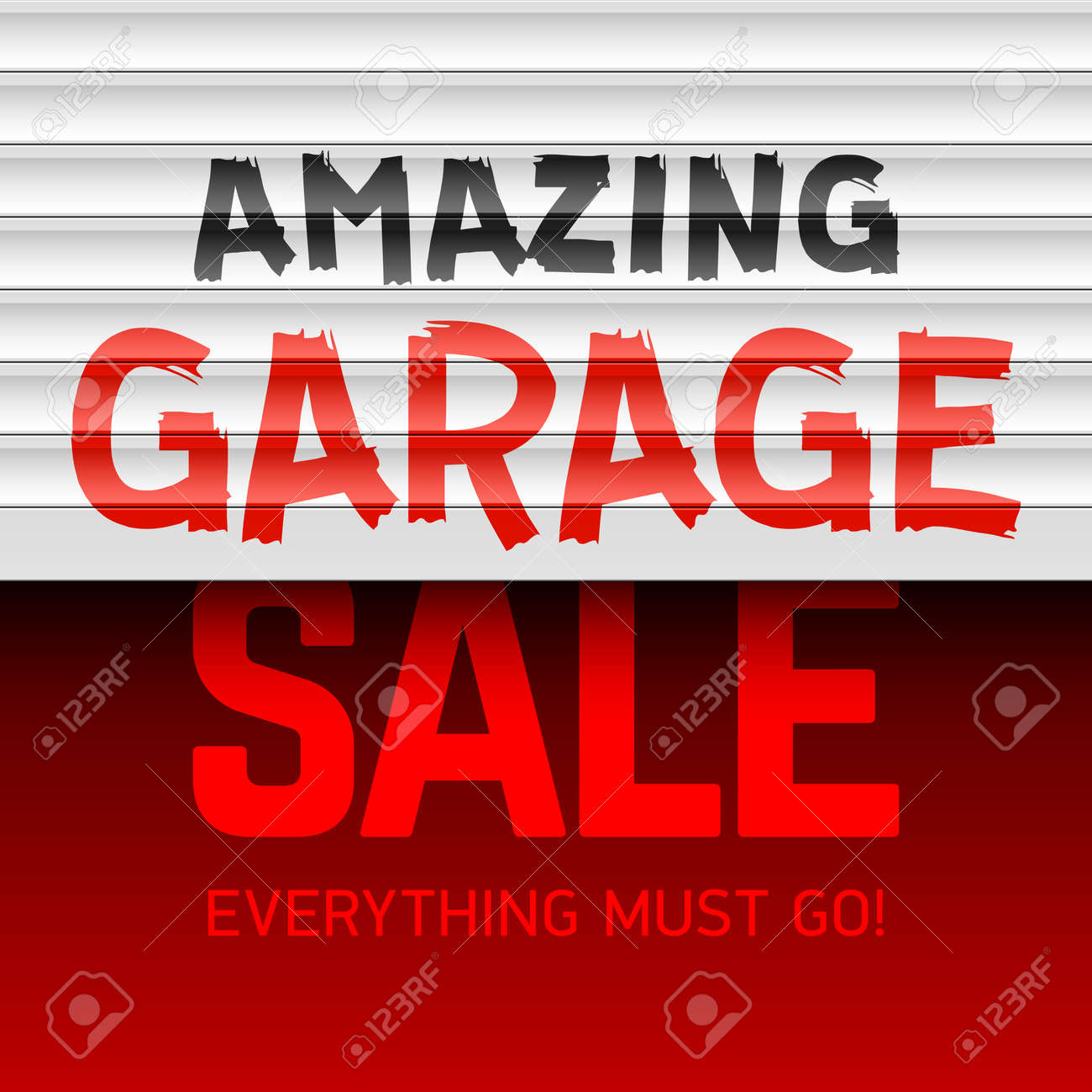 garage sale poster