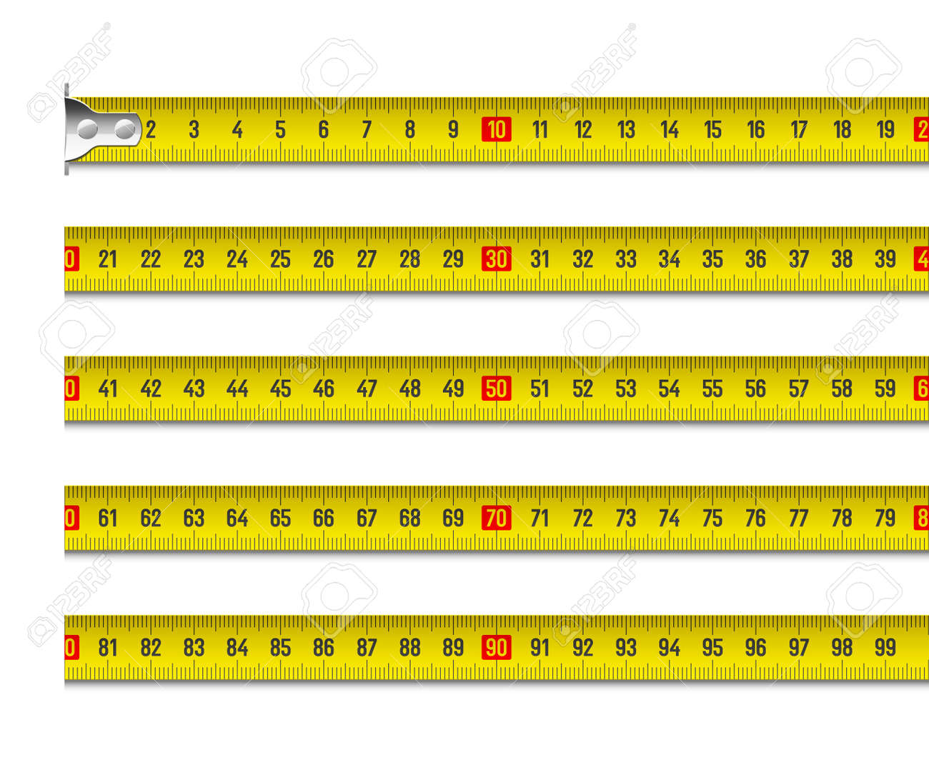 worksheet Measuring In Centimeters tape measure vector illustration in centimeters royalty free stock 68762868