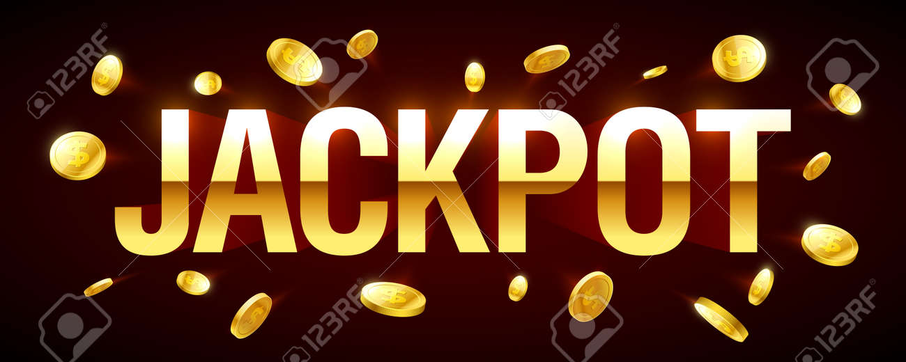 ジャック ポットの周りのコインのジャック ポットの碑文と金爆発ゲーム バナーをギャンブル のイラスト素材 ベクタ Image ジャック ポットの周りのコインのジャック ポットの碑文と金爆発ゲーム バナーをギャンブル のイラスト素材 ベクタ Image