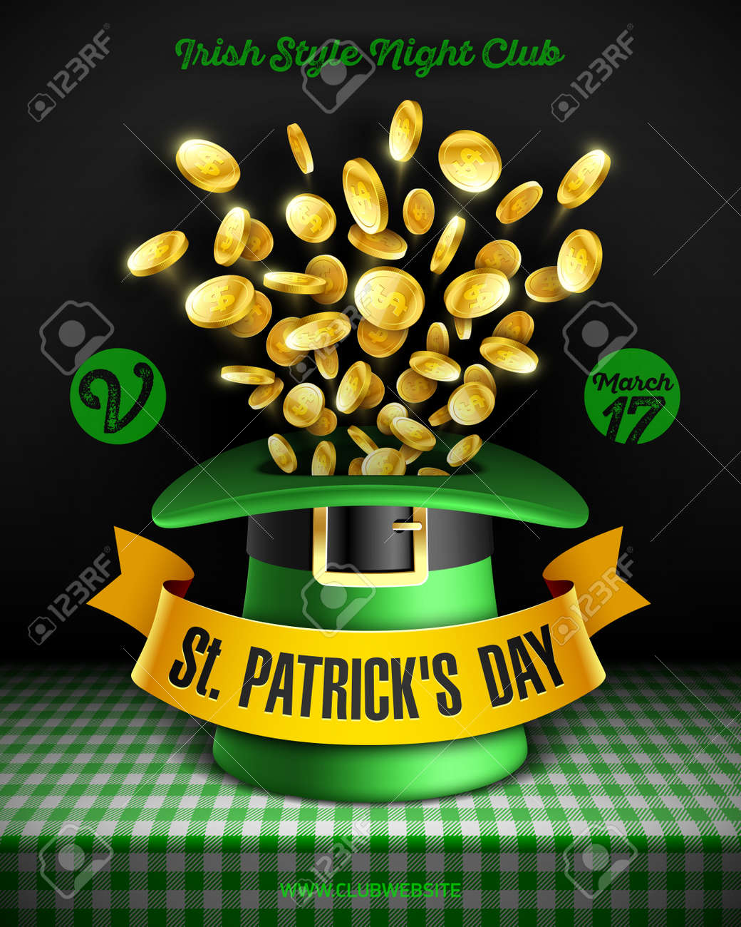 saint patrick s day party poster design 17 march feast of saint