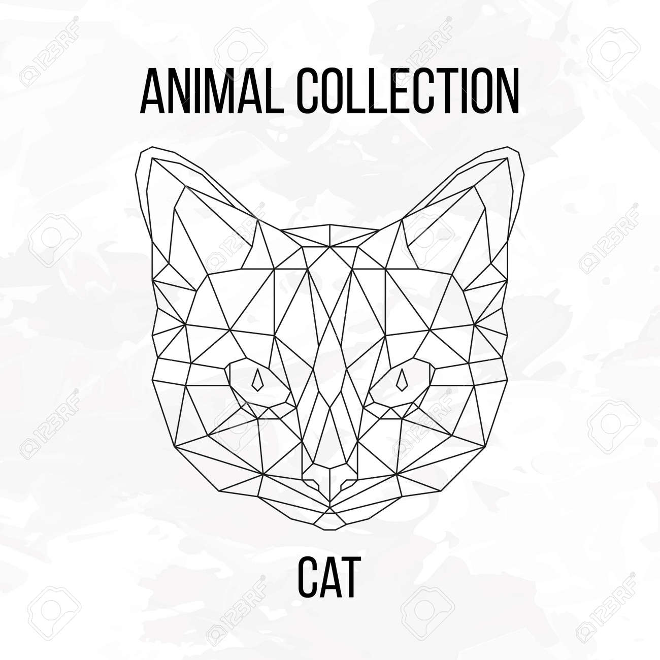Geometric Animal Cat Head Background Royalty Free Cliparts Vectors And Stock Illustration Image Geometric Animal Cat Head Background Royalty Free Cliparts Vectors And Stock Illustration Image