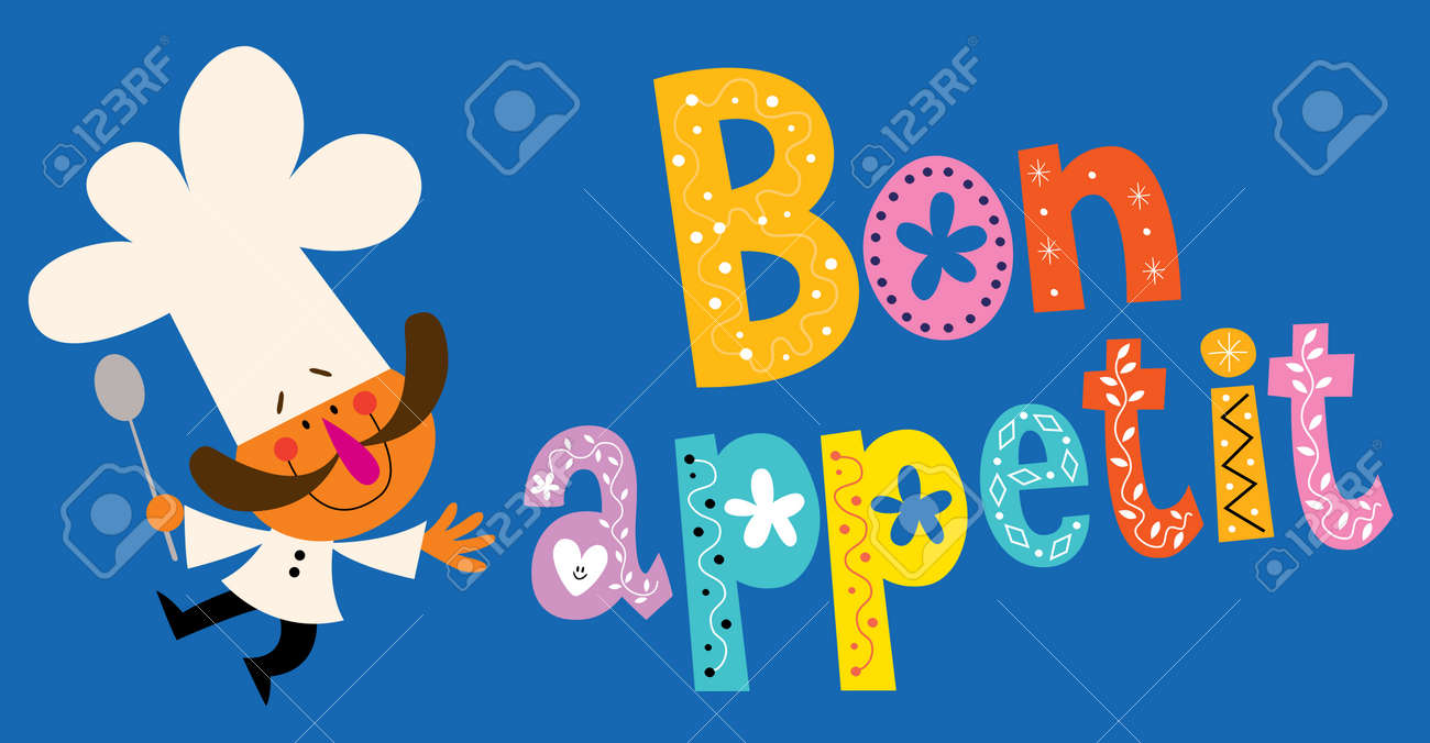 Bon Appetit Royalty Free SVG, Cliparts, Vectors, And Stock Illustration.  Image 54529542.