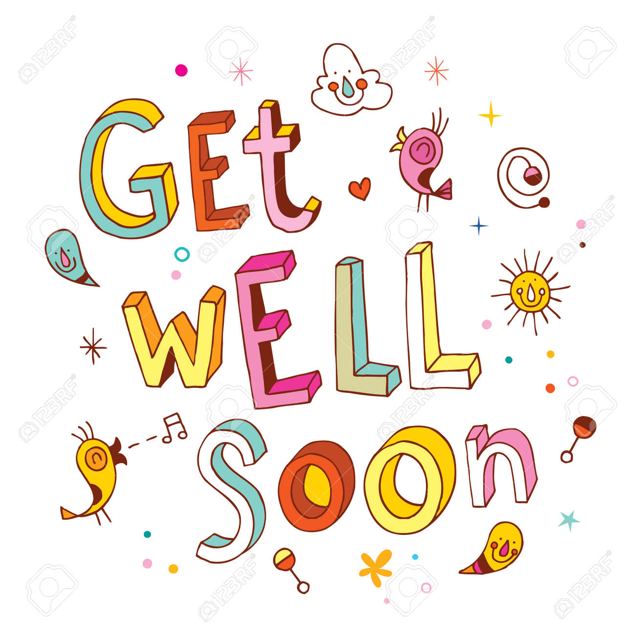 get well soon royalty free cliparts vectors and stock illustration