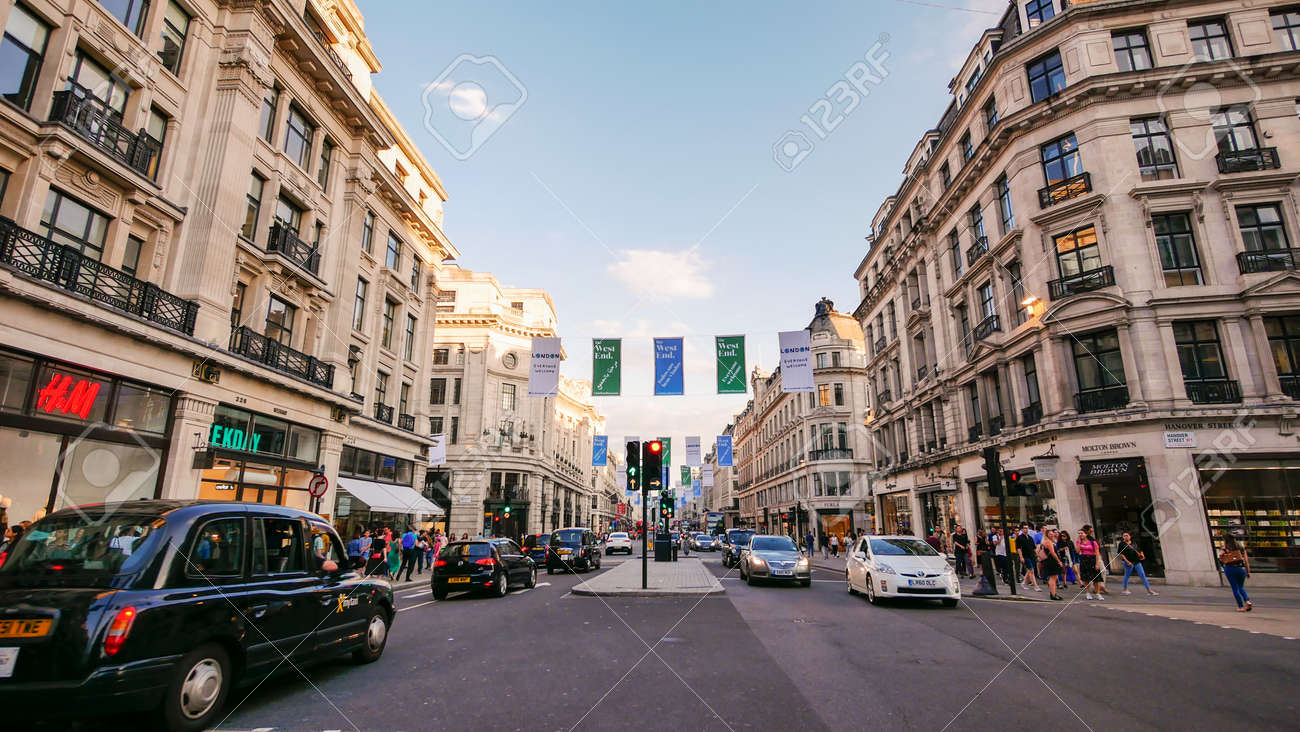 londres royaume uni 10 août 2017 Été sur oxford street à londres