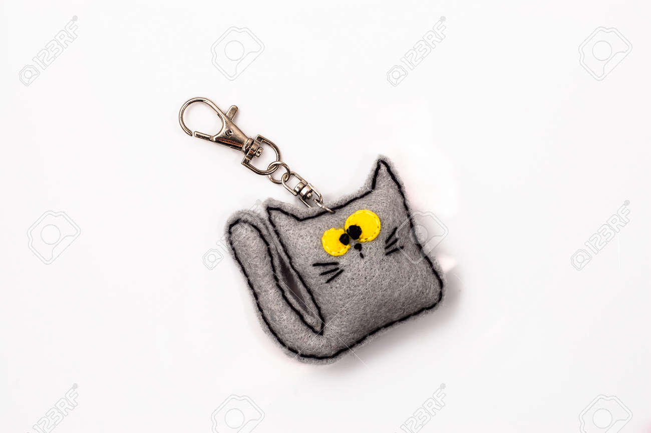 felt keychain