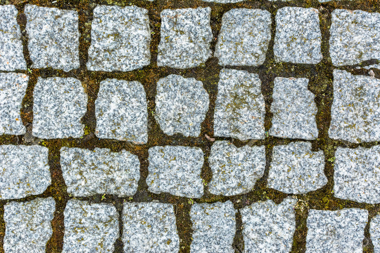 石舗装背景テクスチャ 石畳テクスチャ クローズ アップ の写真素材 画像素材 Image