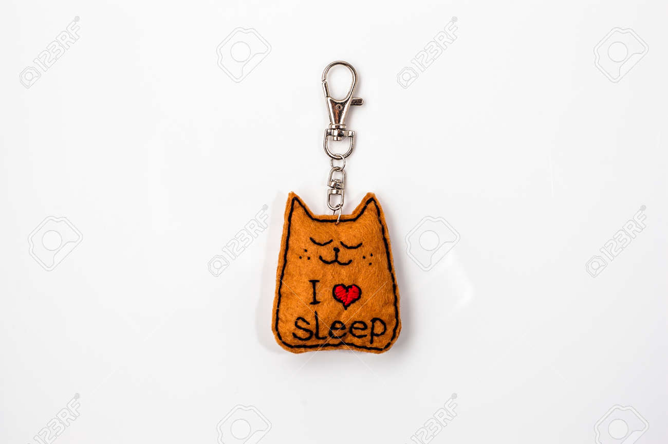 felt keychain
