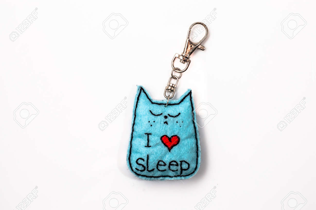 felt keychain