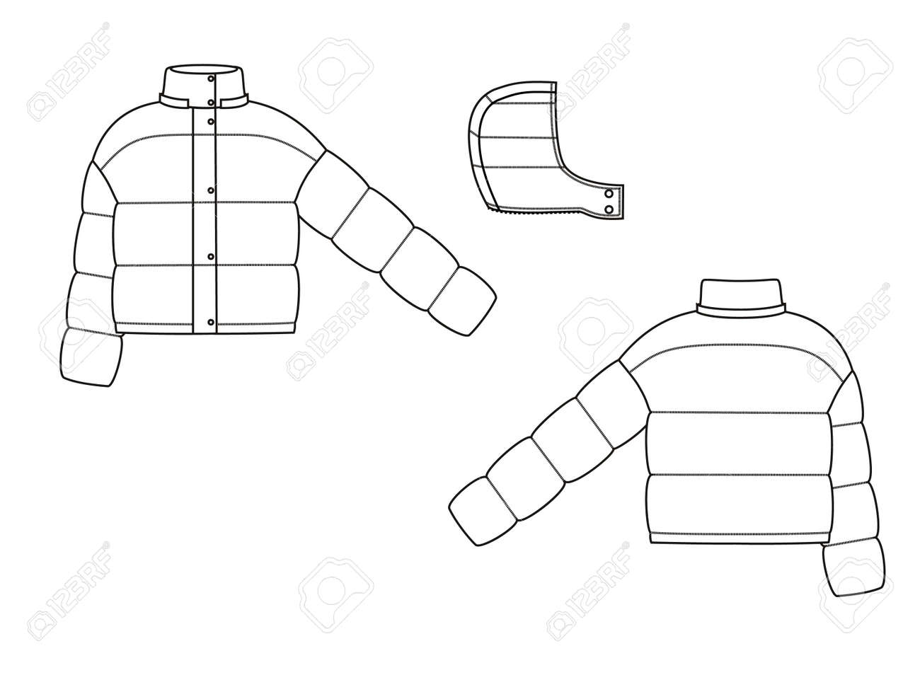 technical winter jacket