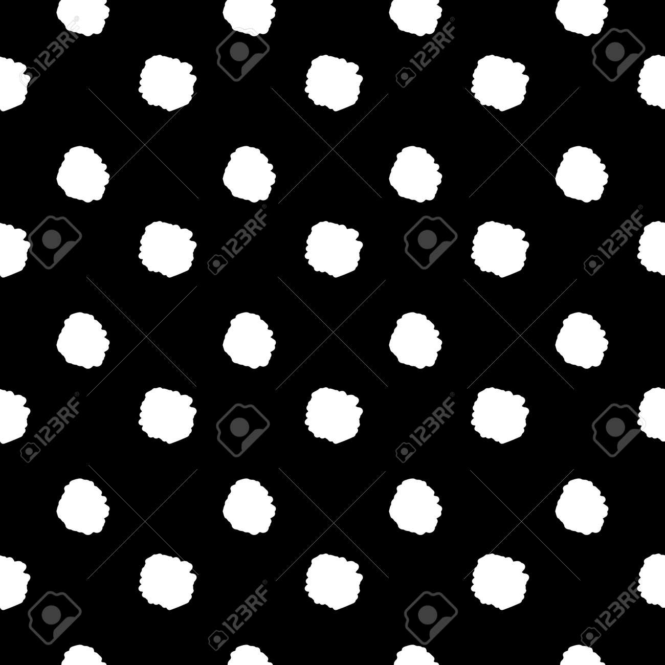 Cute dots background in black and white colors. Polka dot background in scandinavian style for textile, wrapping,wallpaper and etc. - 154728221 Cute dots background in black and white colors. Polka dot background in scandinavian style for textile, wrapping,wallpaper and etc. - 154728221