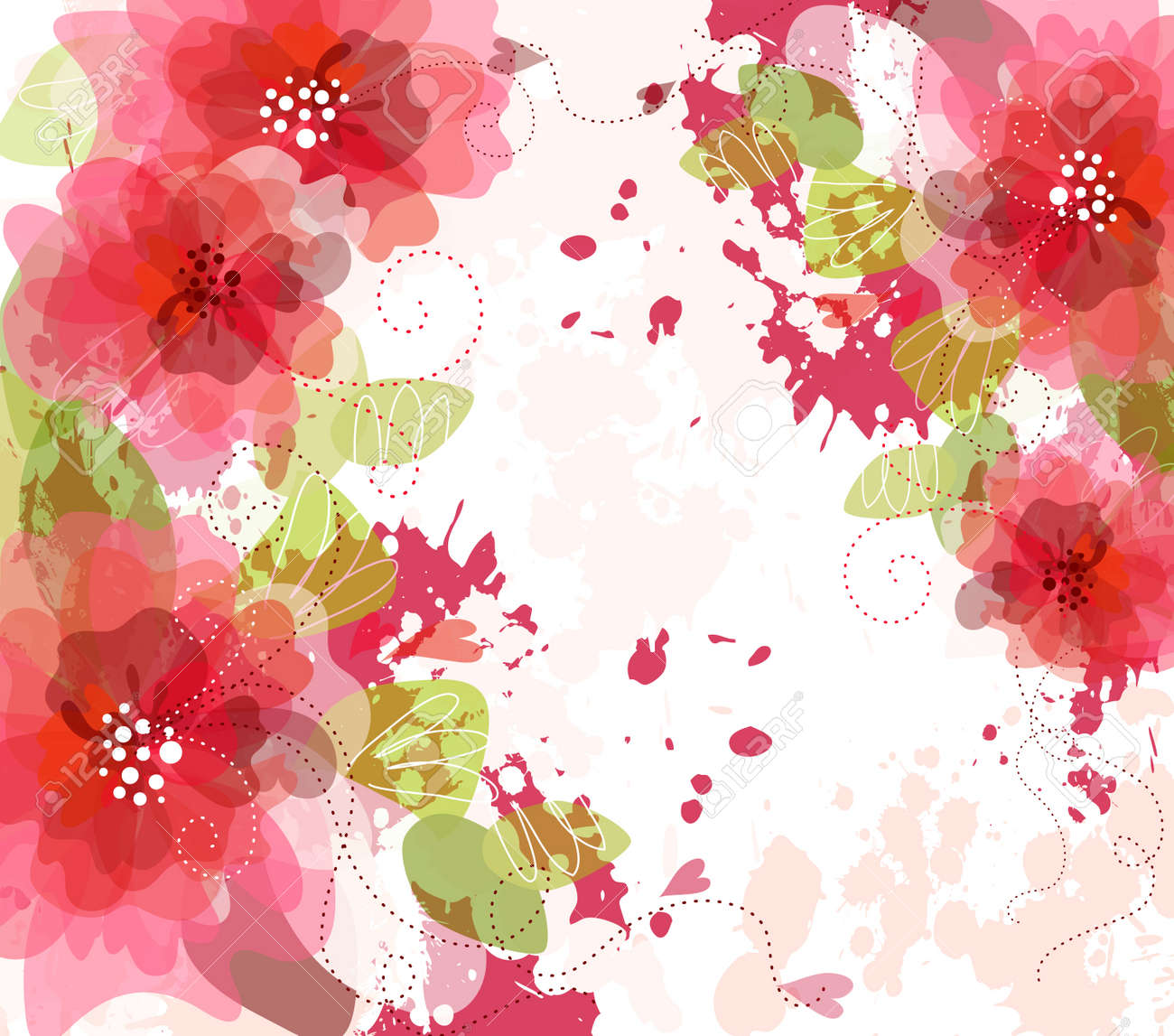 芸術的な花の背景のイラスト素材 ベクタ Image 芸術的な花の背景のイラスト素材 ベクタ Image