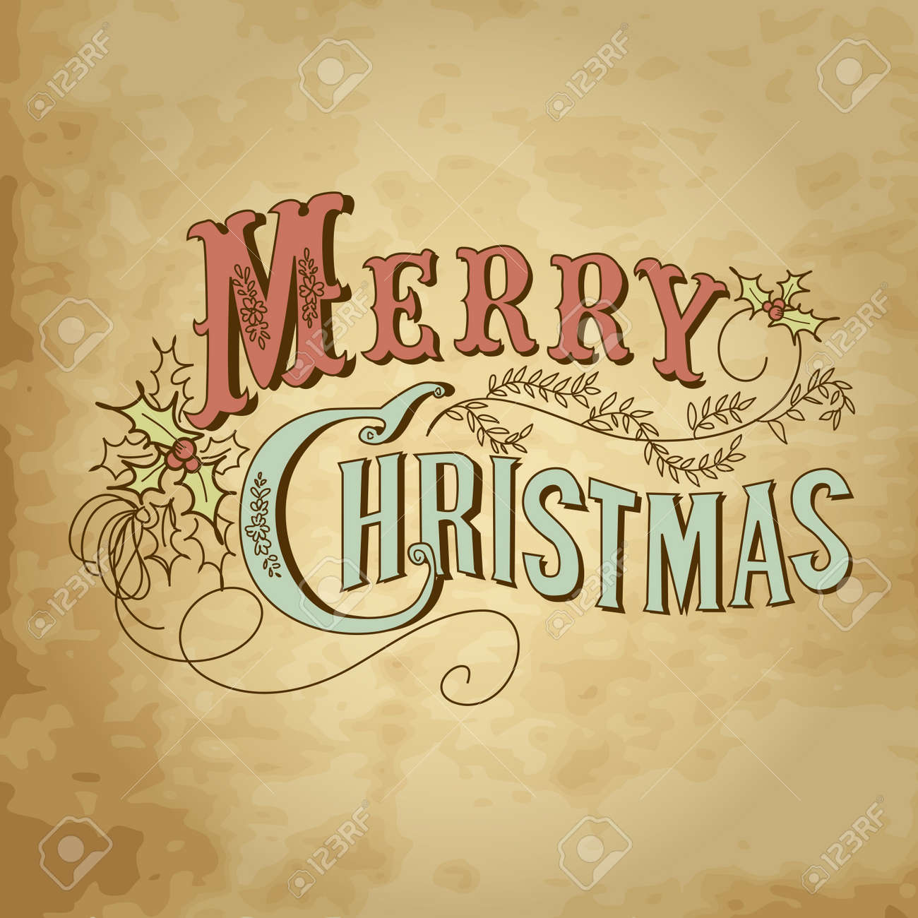 christmas card font