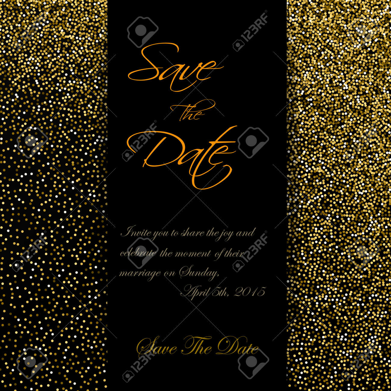 cute cards with gold confetti glitter perfect for valentines
