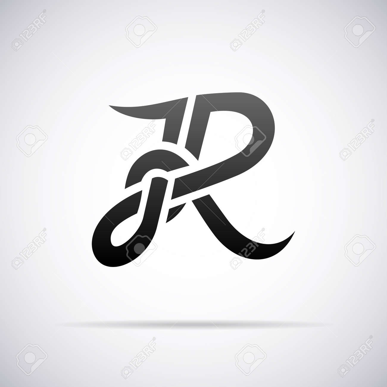 letter r design template vector illustration royalty free cliparts letter designe