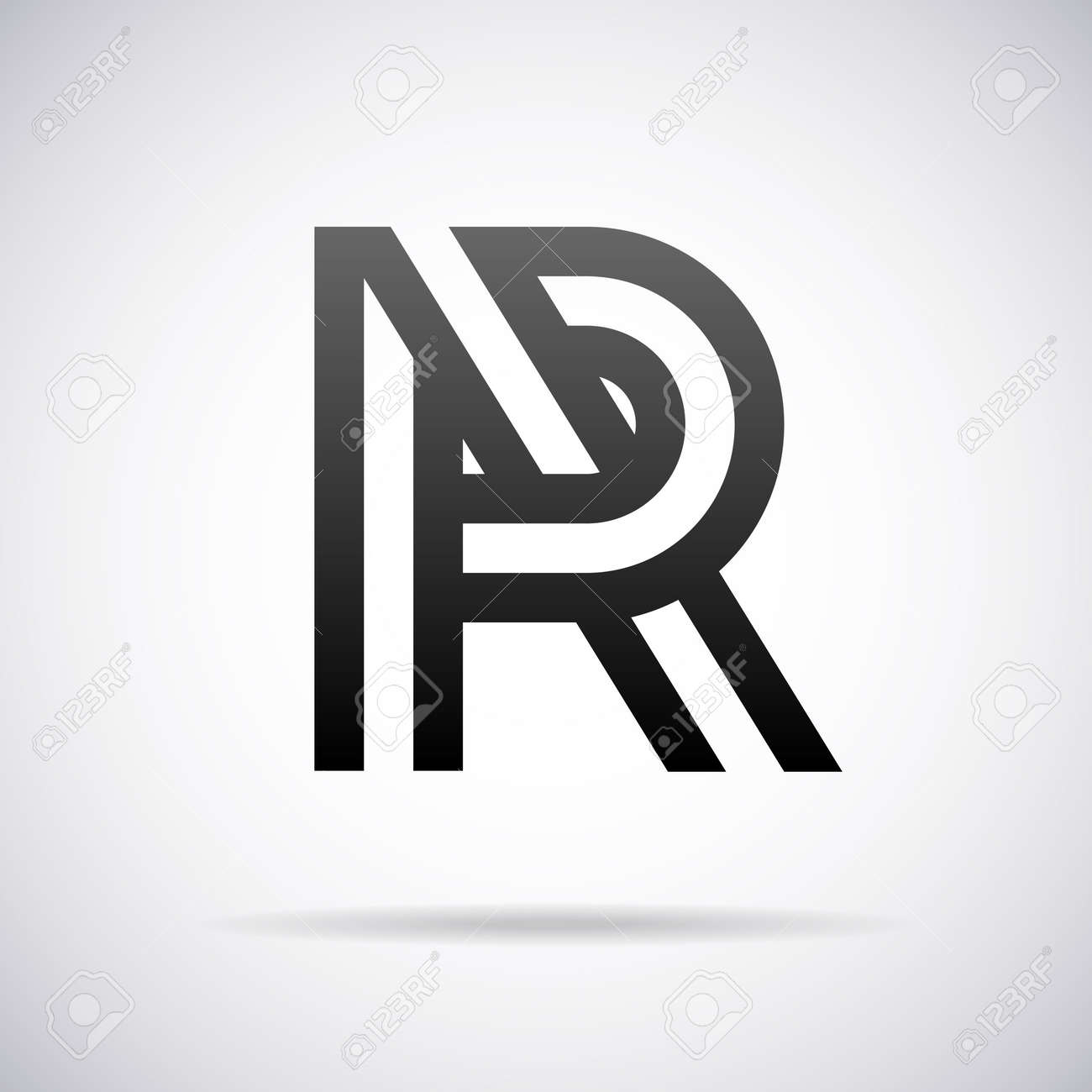 letter r design template vector illustration royalty free cliparts letter r template