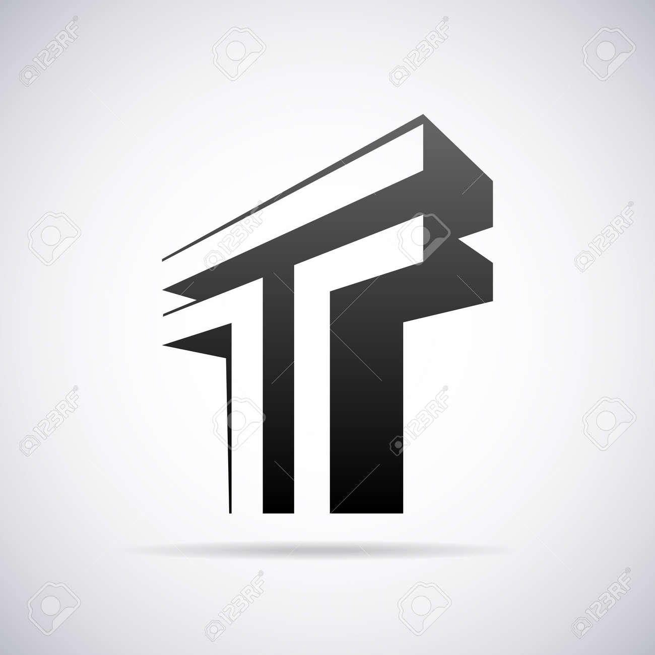 letter t design template vector illustration royalty free cliparts cool letter t designs