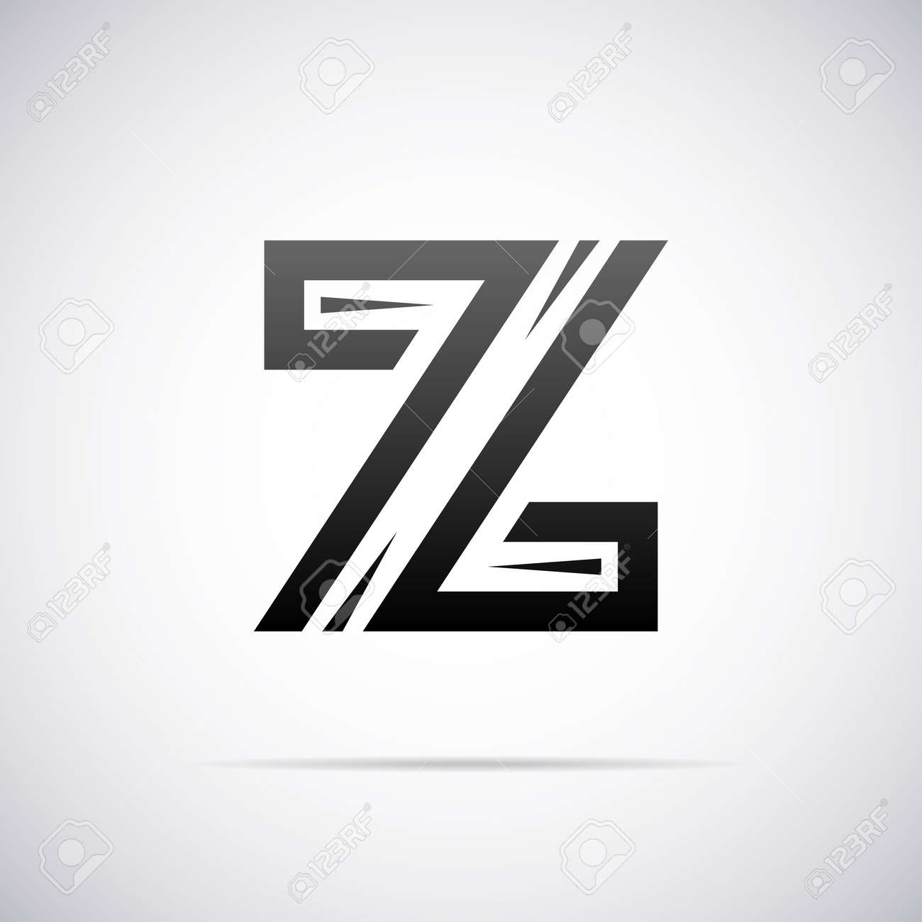 logo for letter z design template vector illustration royalty free