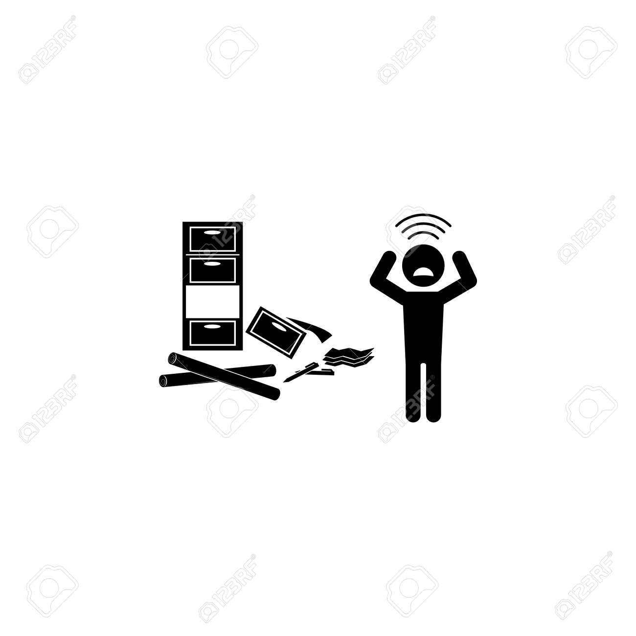 depression at work icon