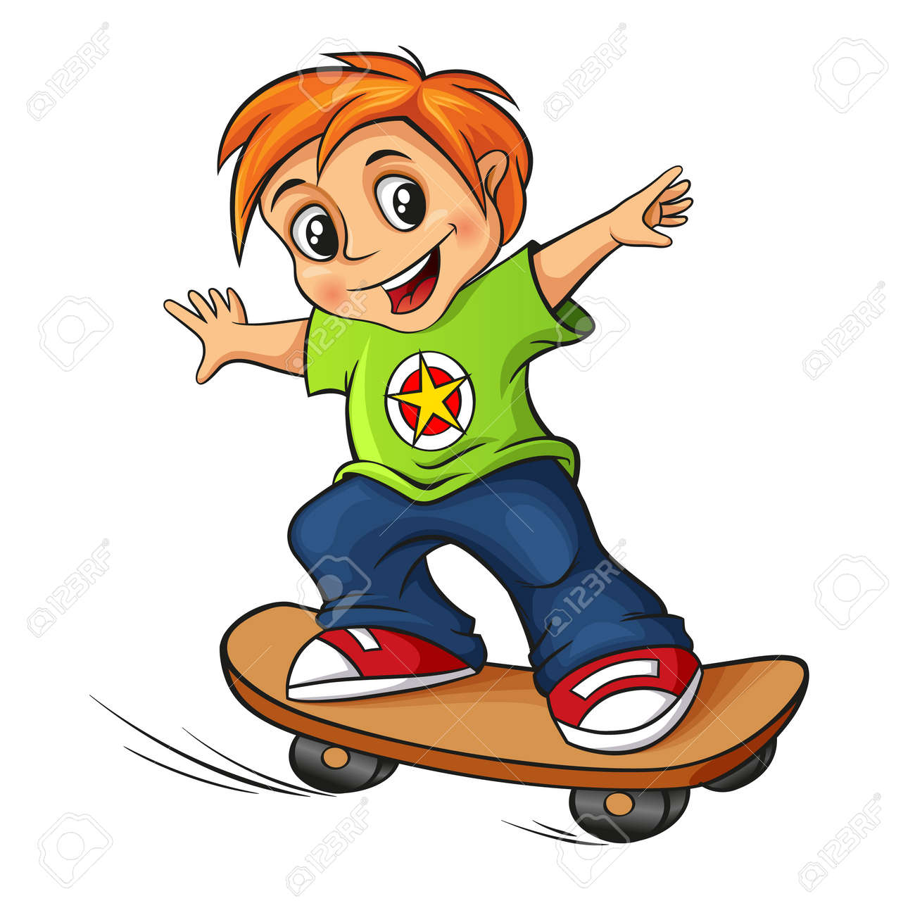 Skateboarding Boy Royalty Free SVG, Cliparts, Vectors, and Stock  Illustration. Image 44577451., image size:1300x1300