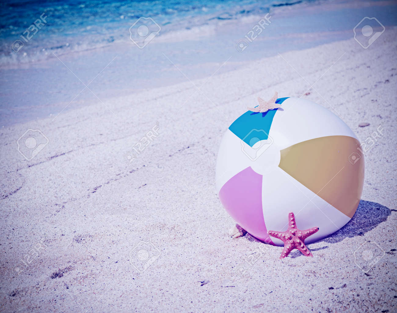 vintage beach ball