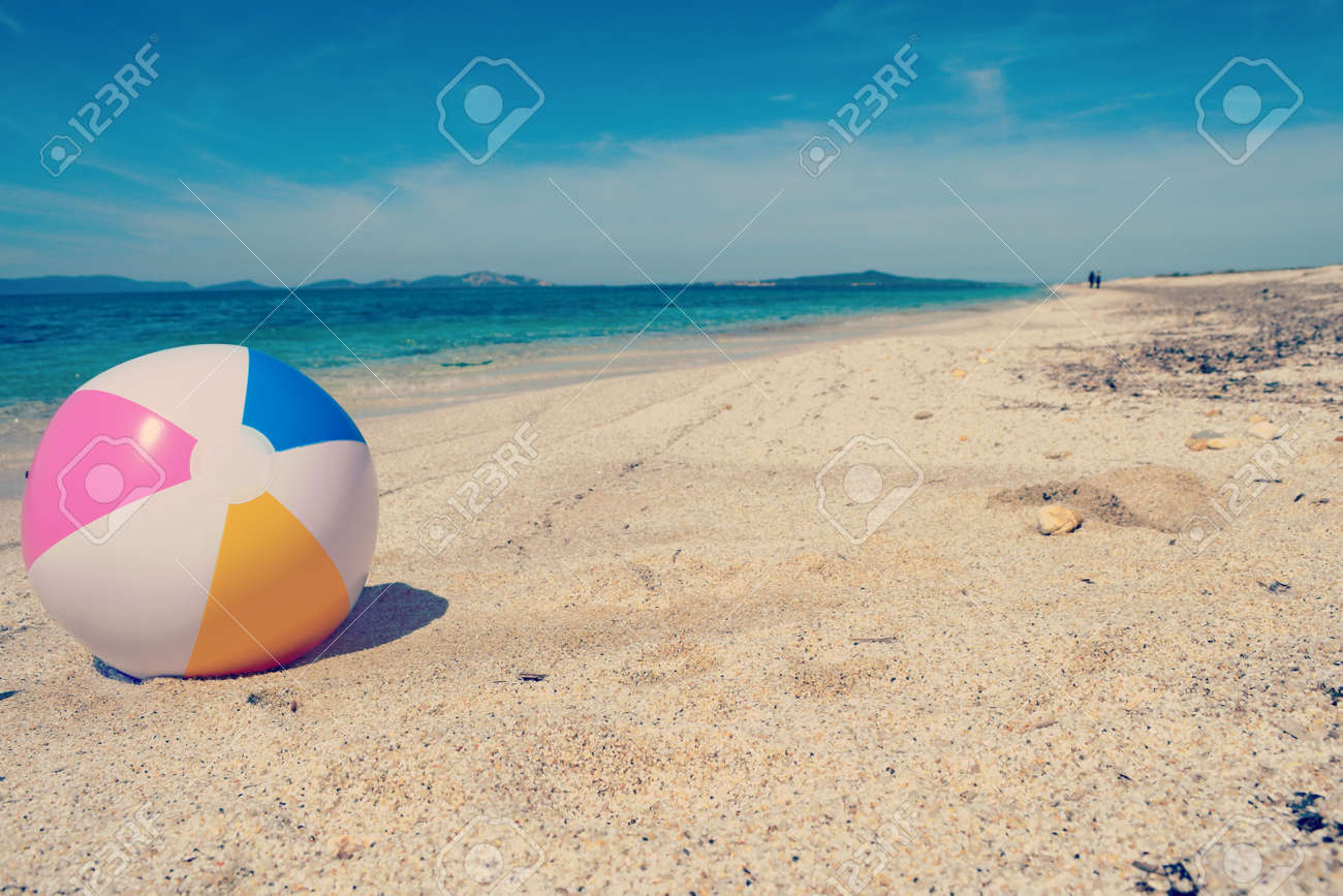 vintage beach ball
