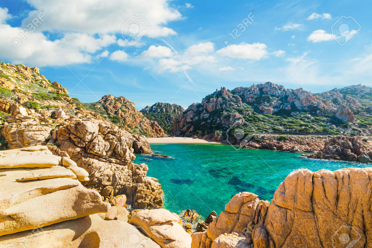 Li Cossi Beach In Costa Paradiso Sardinia