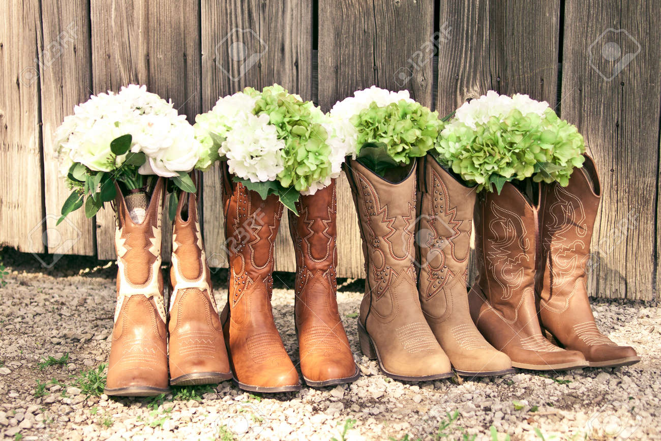 lined cowboy boots