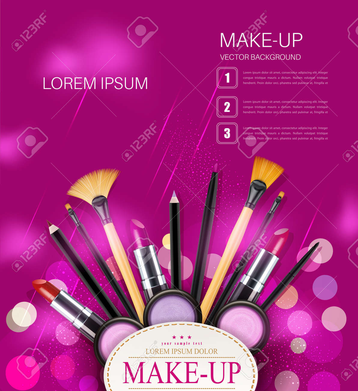 pink flyer background