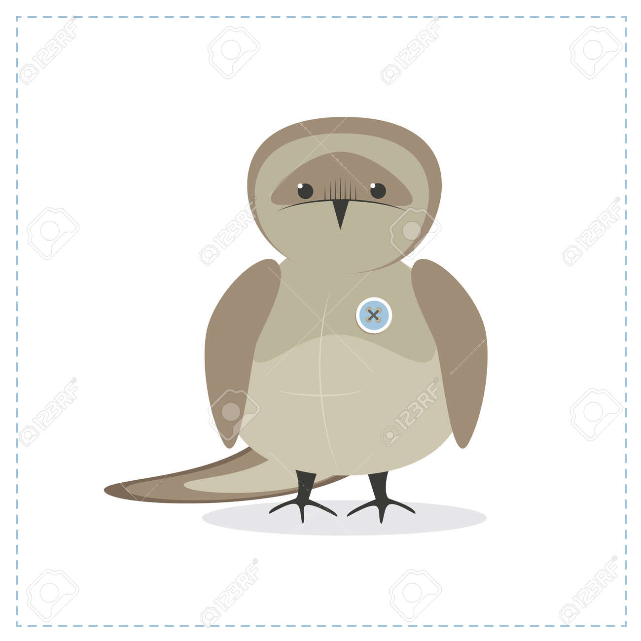 ナイチンゲール鳥 面白い少しナイチンゲール ベクトルします のイラスト素材 ベクタ Image