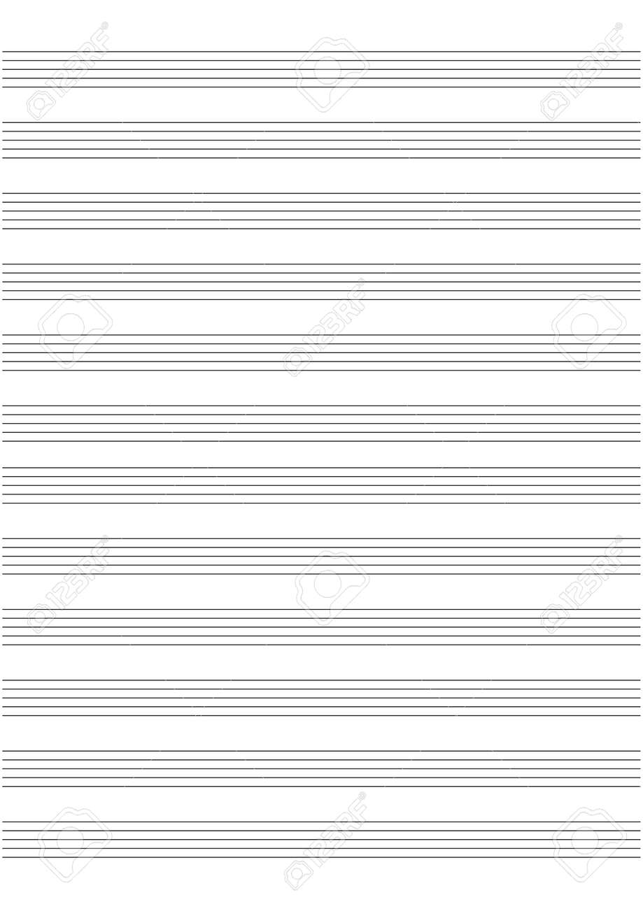 graph-paper-printable-grid-paper-with-stave-on-a-white-background-a-blank-music-sheet-paper-with-staff-geometric-pattern-for-composition-education-school-realistic-lined-paper-blank-size-a4-royalty-free for Blank Printable Sheet Music Free Graph Paper. Printable Grid Paper With Stave On A White Background. A Blank Music Sheet Paper With Staff. Geometric Pattern For Composition, Education, School. Realistic Lined Paper Blank Size A4 Royalty Free for Blank Printable Sheet Music Free