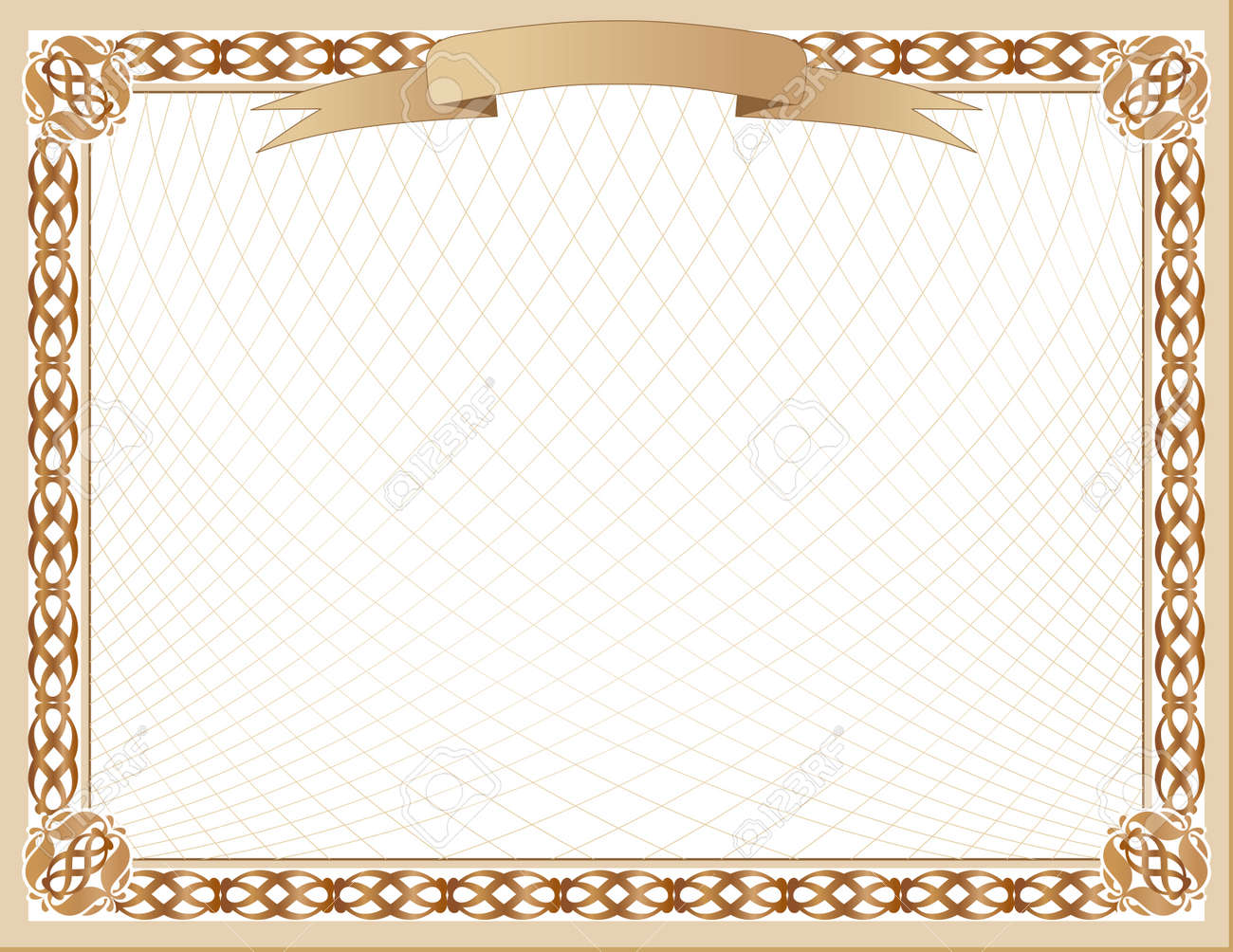 word certificate border