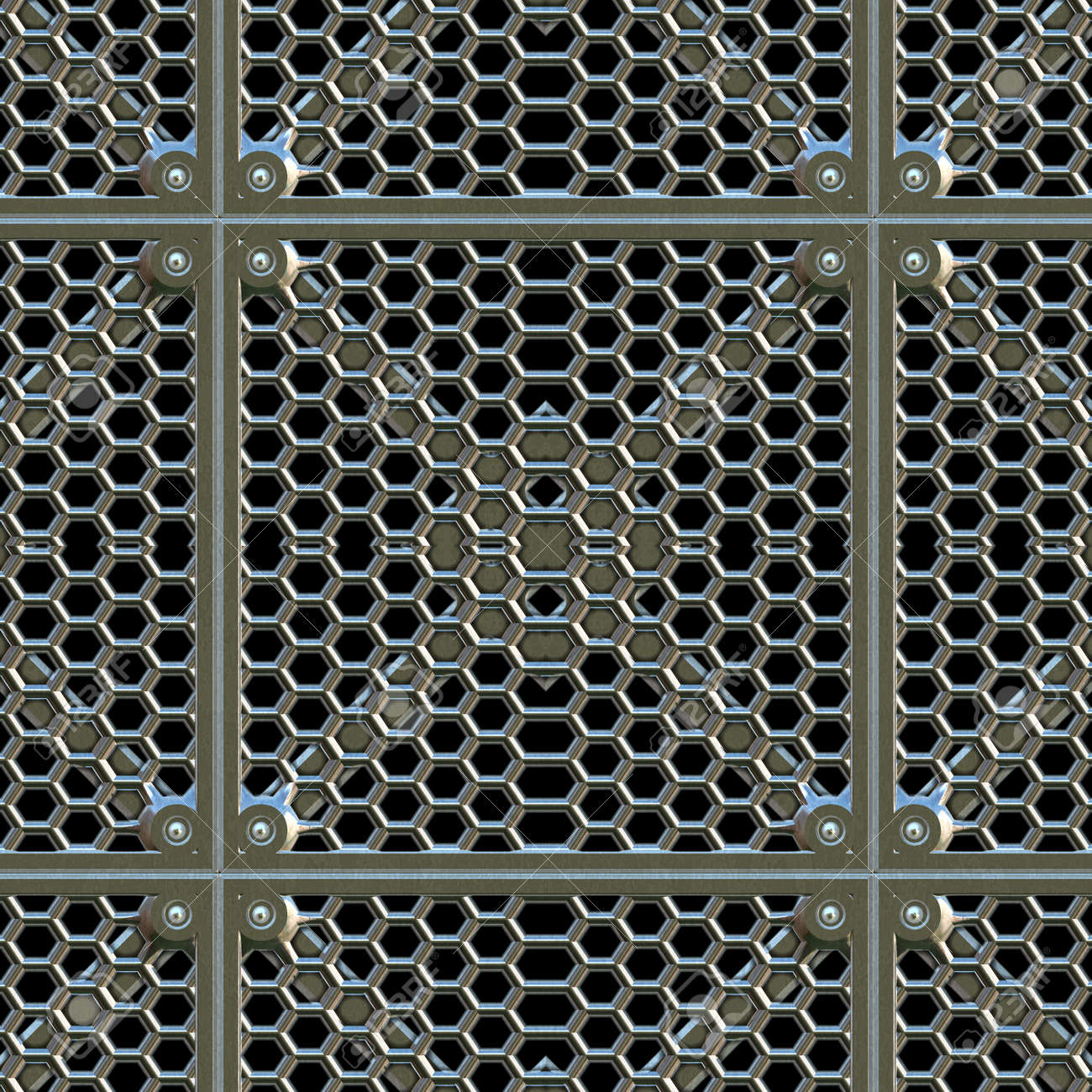 Steel Grate Seamless Texture Tile