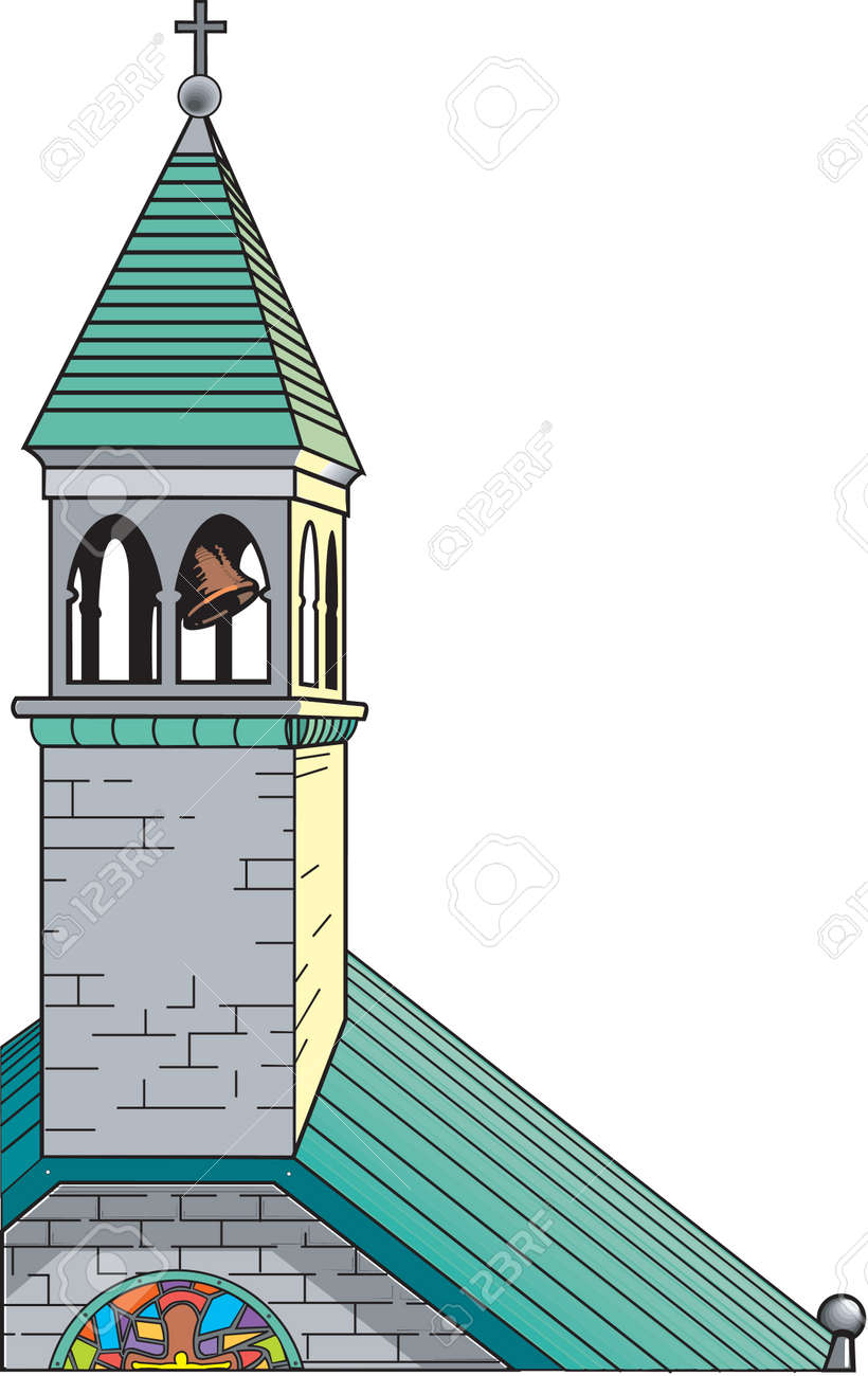 Church Bells And Steeple Illustration Royalty Free Cliparts Vectors And Stock Illustration Image 83996293