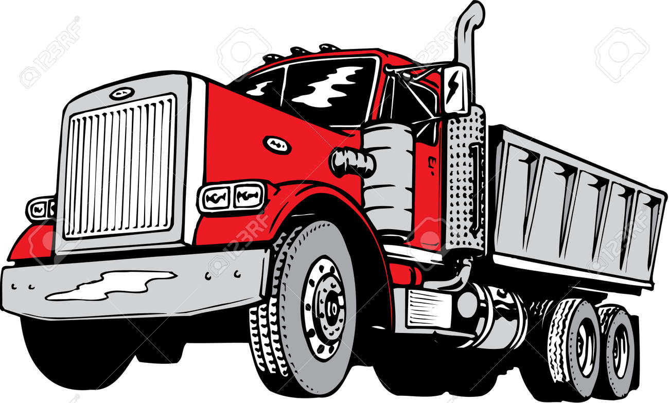 ダンプトラックイラスト のイラスト素材 ベクタ Image