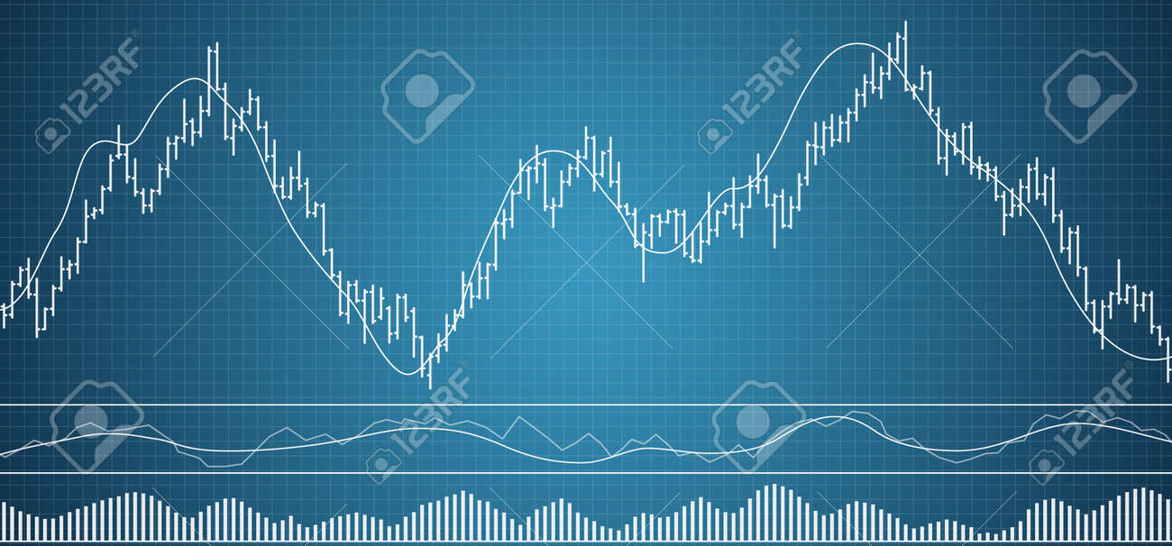 Bar Financy Data Graph Forex Stock Crypto Currency Data Visualization - 